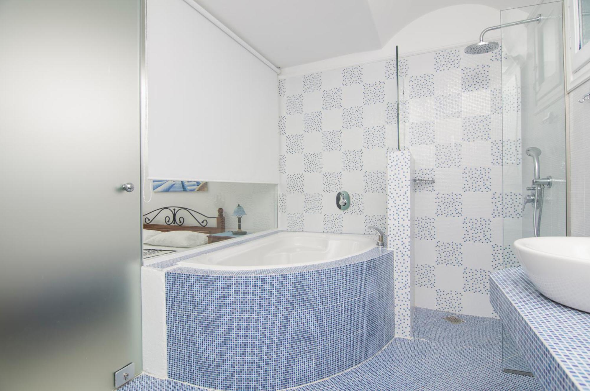 Apartamento White & Blue Playa de Perivolos Habitación foto